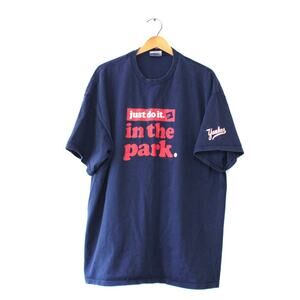 Vintage Just Do It In The Park Nike New York Yankees Baseball T Shirt XXL 2X